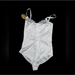 Vintage white teddy lingerie